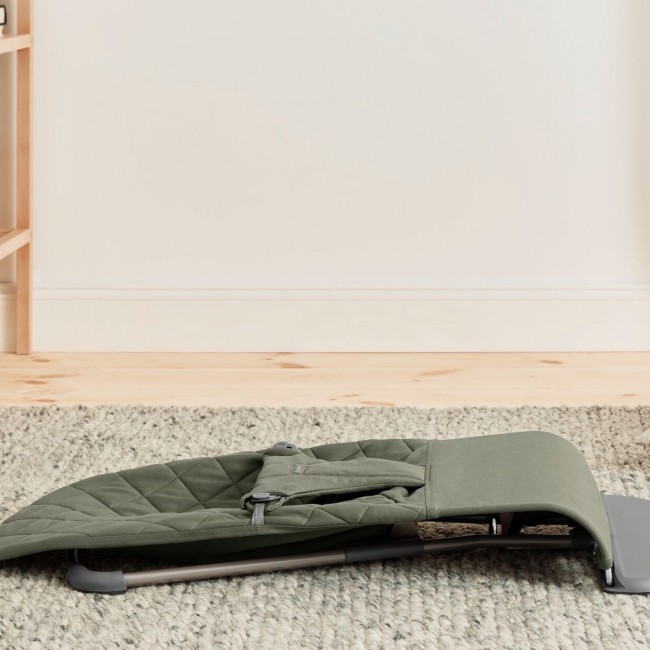 Leżaczek BABYBJORN BLISS WOVEN - Ciemny Zielony
