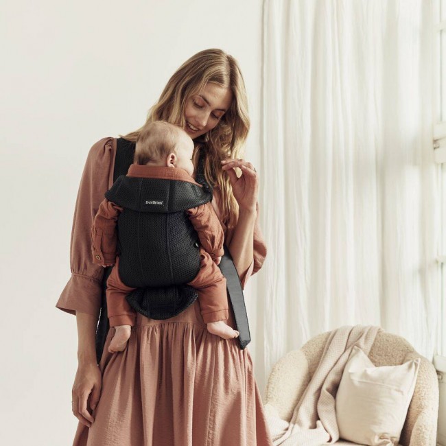 Nosidełko BABYBJORN MINI 3D Mesh - Czarny