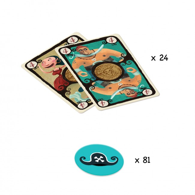 Gra karciana Djeco - Poker Junior