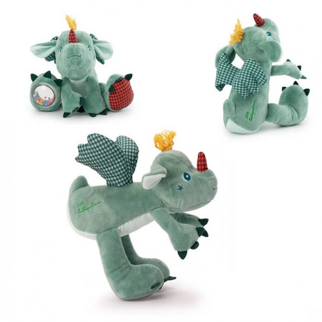 Przytulanka dźwiękowa Lilliputiens - Latający Smok Joe 9 m+