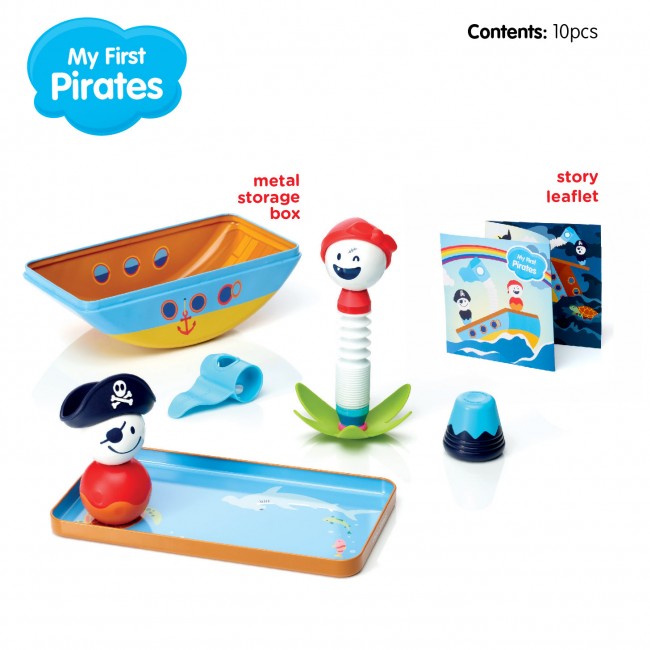 Klocki magnetyczne Smart Max IUVI Games - My First Pirates