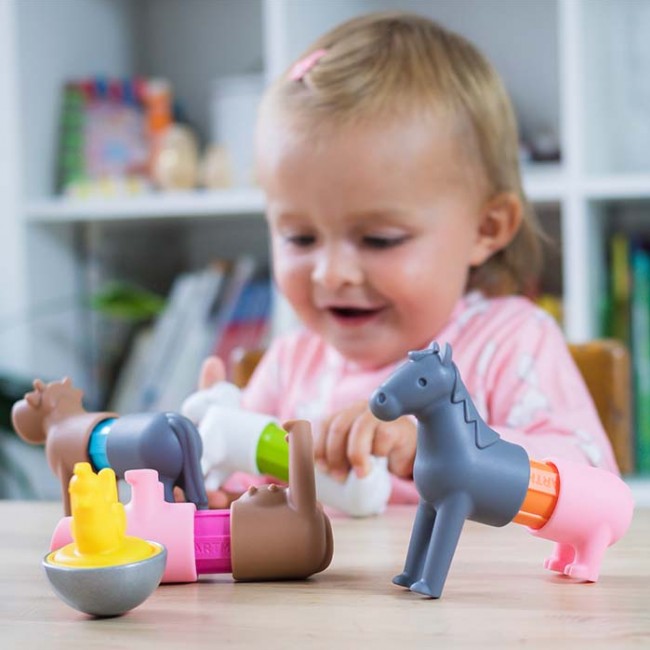 Klocki magnetyczne Smart Max IUVI Games - My First Farm Animals