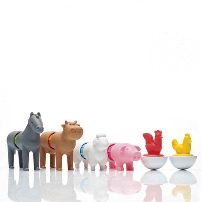Klocki magnetyczne Smart Max IUVI Games - My First Farm Animals