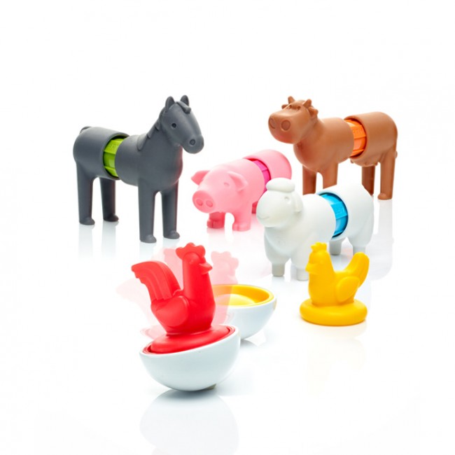 Klocki magnetyczne Smart Max IUVI Games - My First Farm Animals