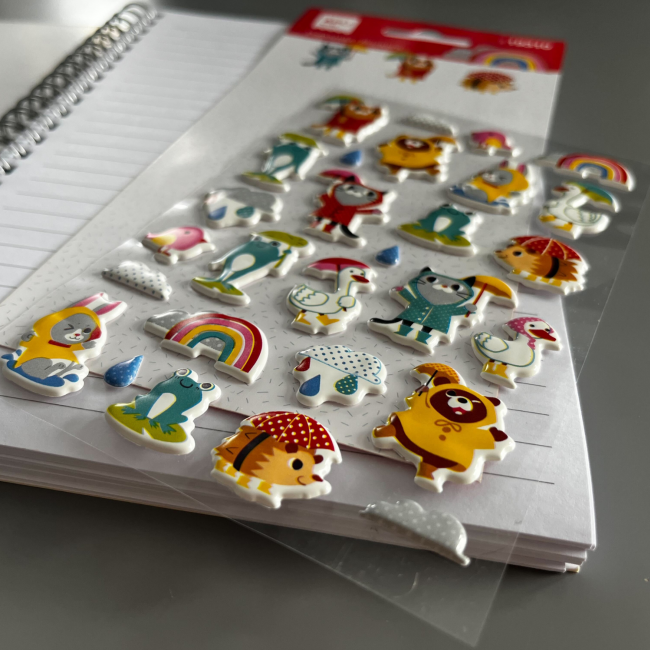 Naklejki Apli Kids - Deszczowy dzień