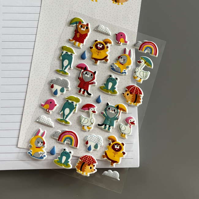 Naklejki Apli Kids - Deszczowy dzień