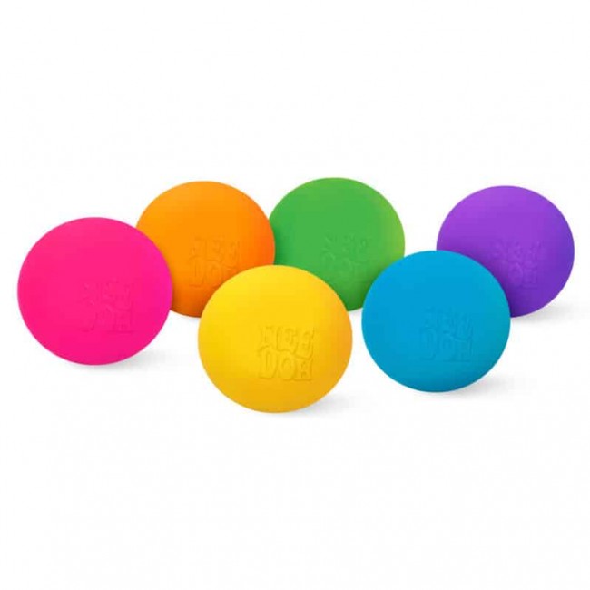 Sensoryczny gniotek Schylling - Rainbow Teenie Needoh 6szt.