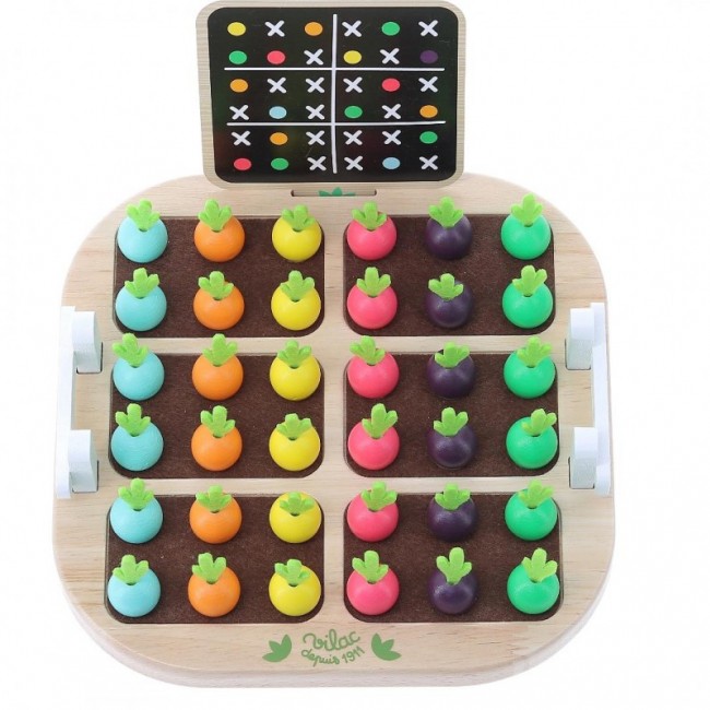 Drewniana gra Vilac - Sudoku warzywa