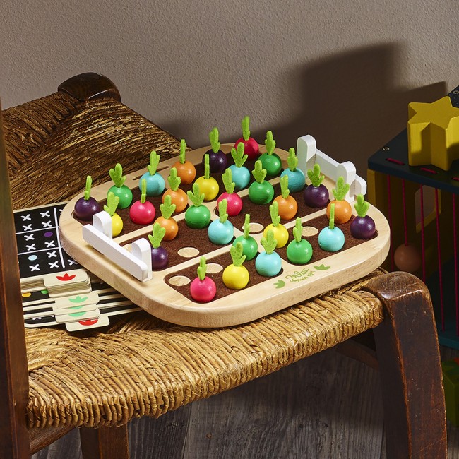 Drewniana gra Vilac - Sudoku warzywa