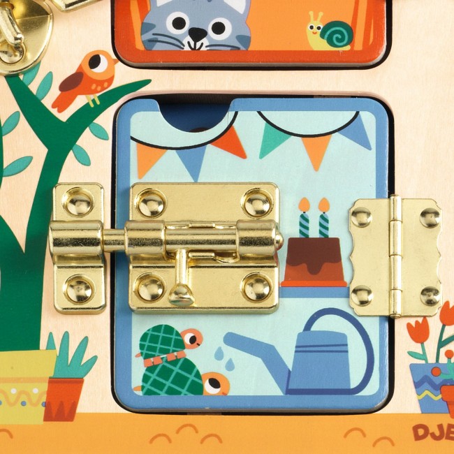 Zabawka manualna domek Djeco - Cabanalock