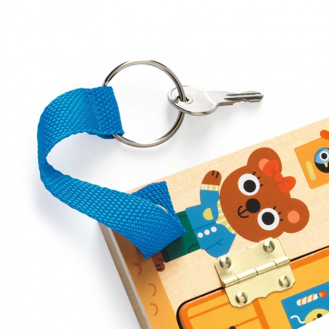 Zabawka manualna domek Djeco - Cabanalock