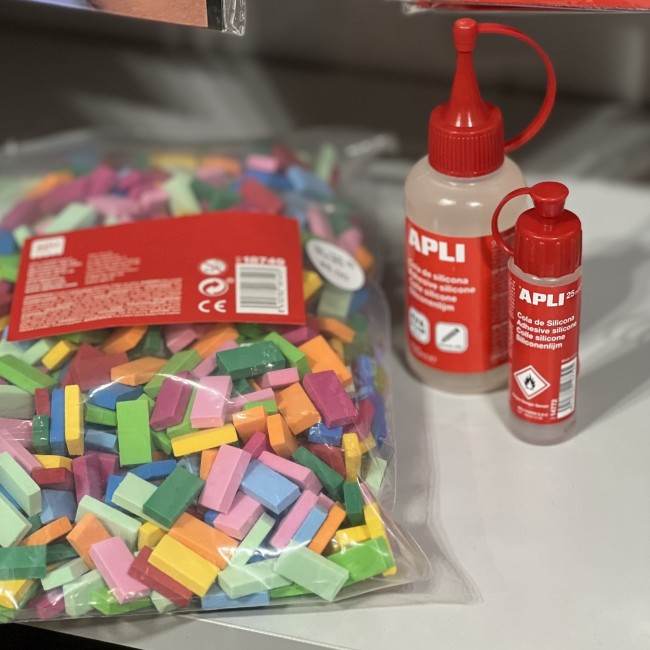 Klej silikonowy 100 ml Apli Kids