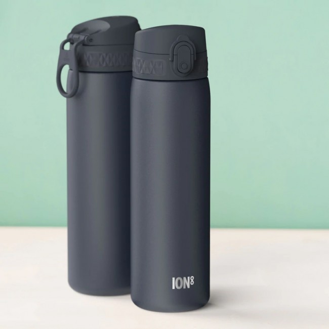 Stalowa butelka termiczna 500 ml ION8 - Ash Navy