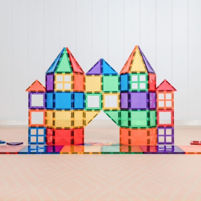 Klocki magnetyczne Connetix - Rainbow Starter Pack 60 el.
