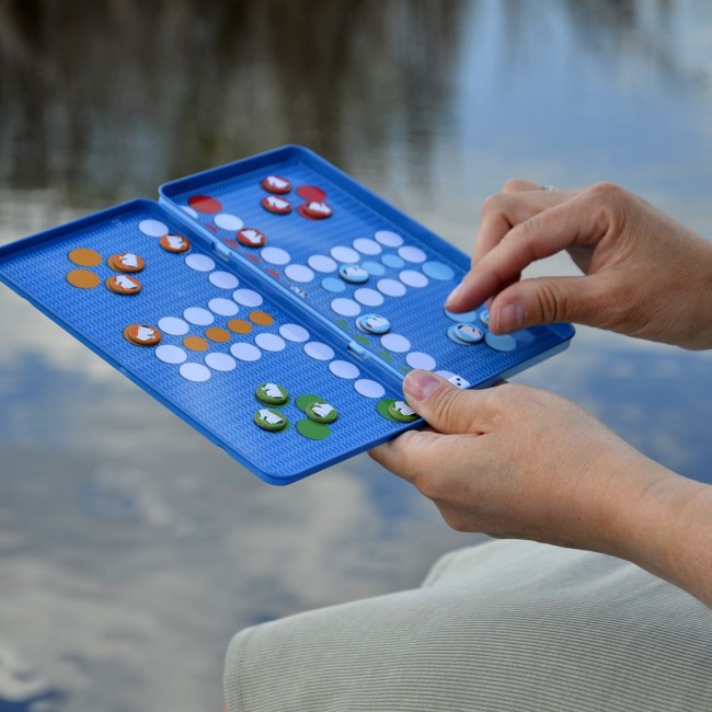 Podróżna gra magnetyczna The Purple Cow - Chińczyk/Ludo