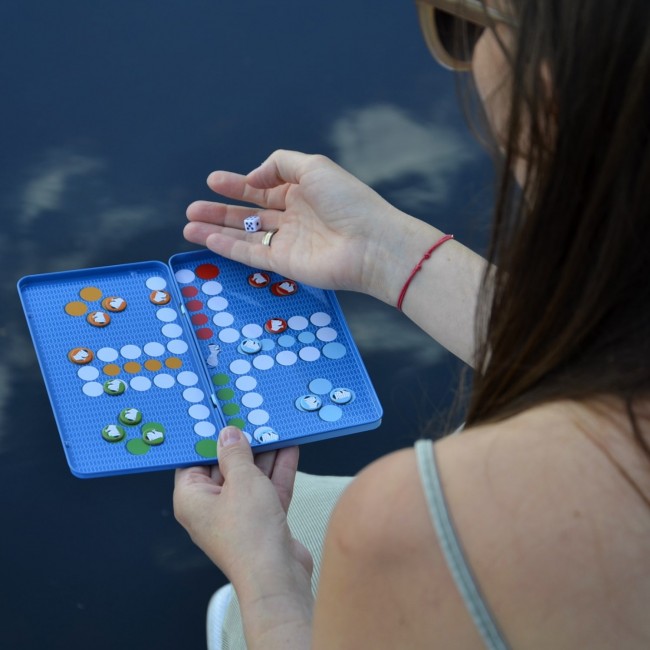 Podróżna gra magnetyczna The Purple Cow - Chińczyk/Ludo