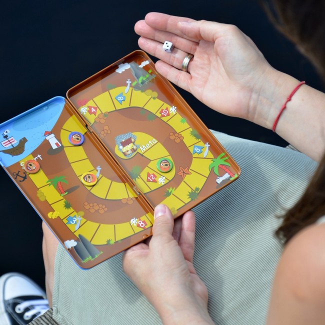 Podróżna gra magnetyczna The Purple Cow - Wyspa Skarbów