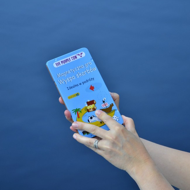 Podróżna gra magnetyczna The Purple Cow - Wyspa Skarbów