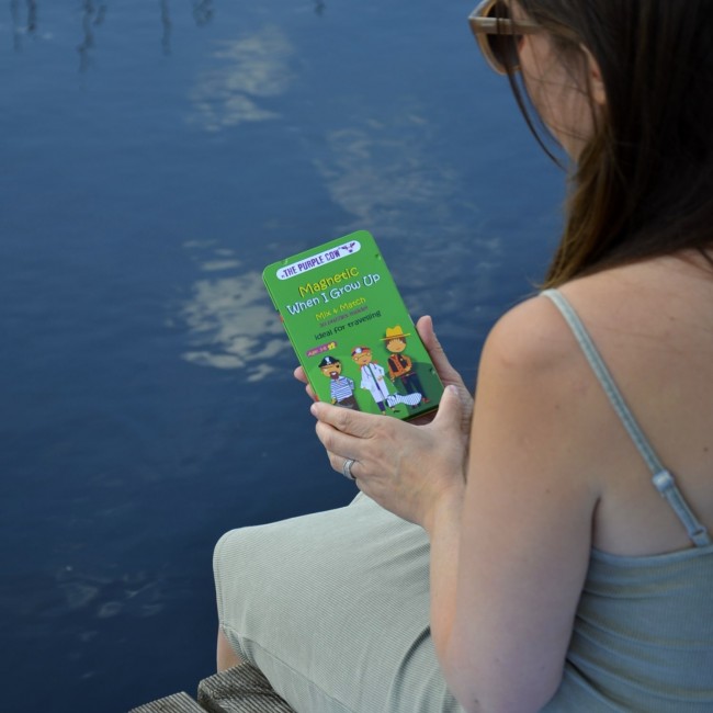 Podróżna gra magnetyczna The Purple Cow - Układanka Zawody