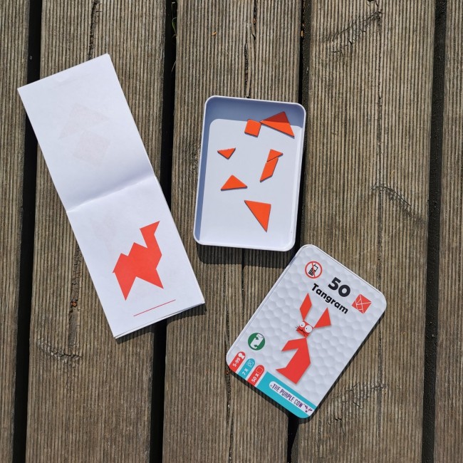 Podróżne łamigłówki The Purple Cow - 50 Tangram