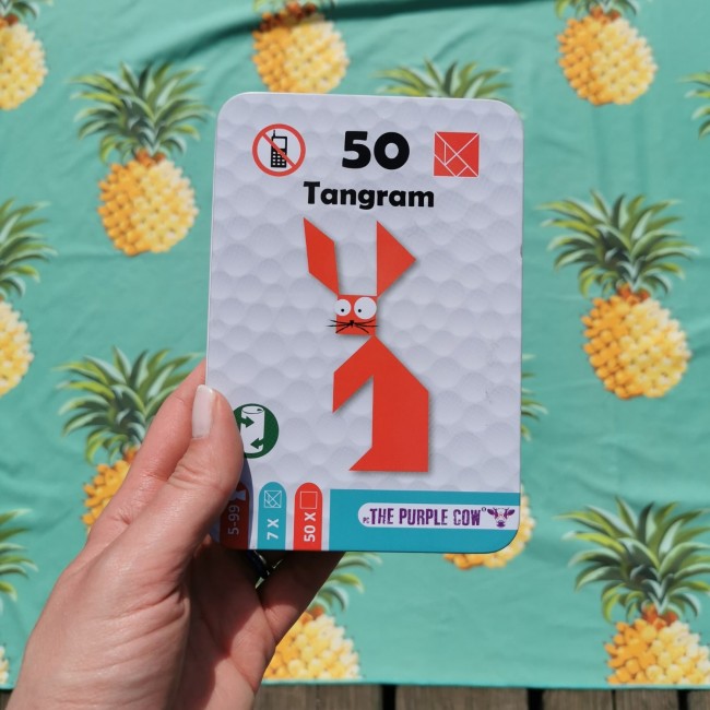 Podróżne łamigłówki The Purple Cow - 50 Tangram