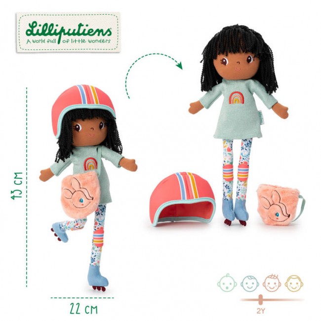 Lalka skaterka Lilliputiens - Liza