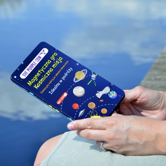Podróżna gra magnetyczna The Purple Cow - Kosmiczna misja