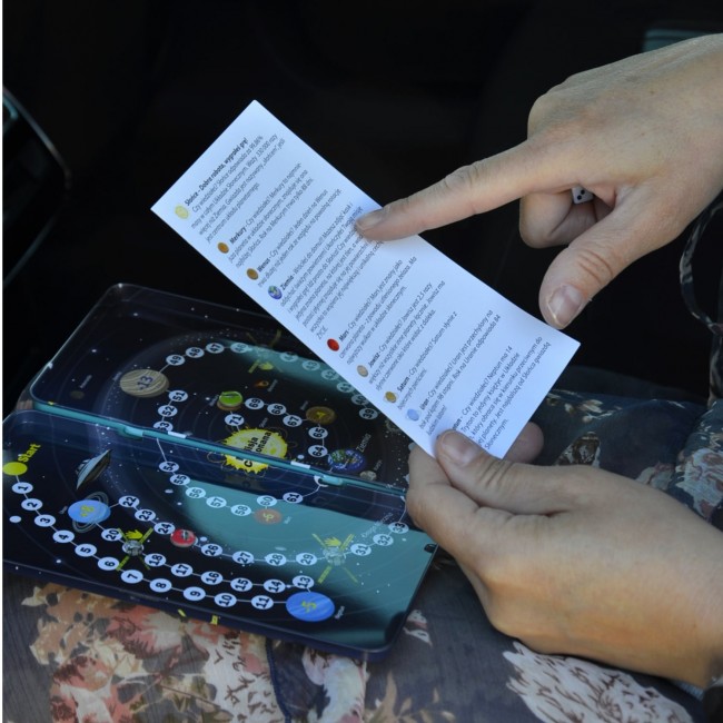 Podróżna gra magnetyczna The Purple Cow - Kosmiczna misja