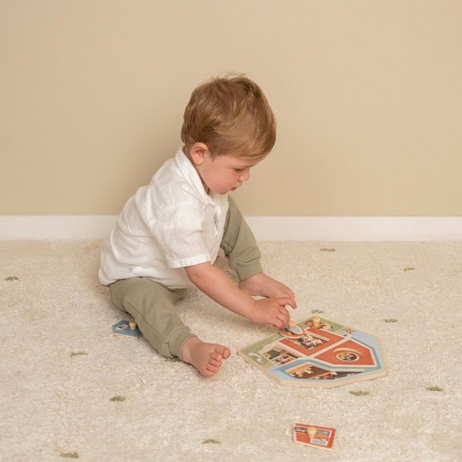 Drewniane puzzle Little Dutch - Little Farm