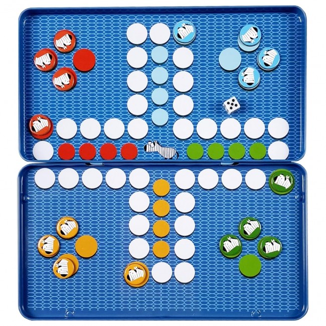 Podróżna gra magnetyczna The Purple Cow - Chińczyk/Ludo