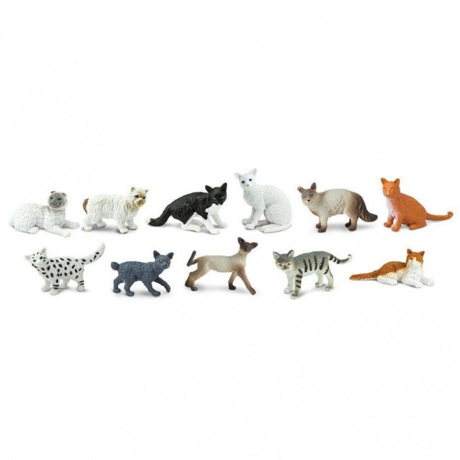 Zestaw Figurek w Tubie TOOB Safari Ltd. - Koty domowe