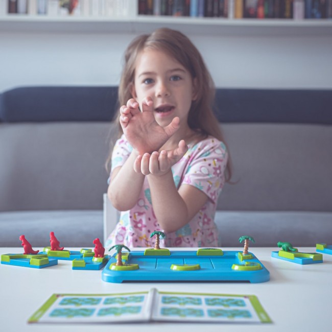 Gra logiczna Smart Games - Dinozaury Tajemnicza Wyspa