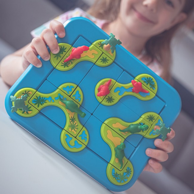 Gra logiczna Smart Games - Dinozaury Tajemnicza Wyspa