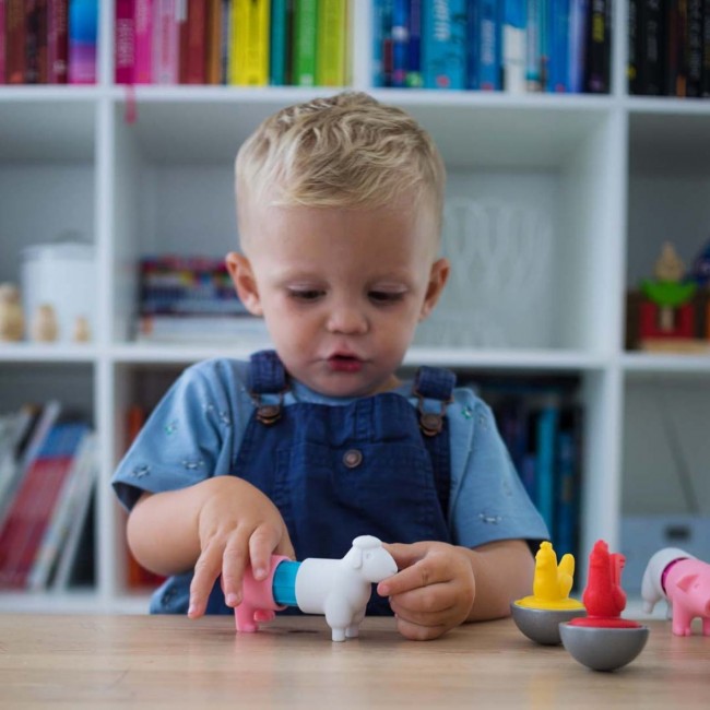 Klocki magnetyczne Smart Max IUVI Games - My First Farm Animals