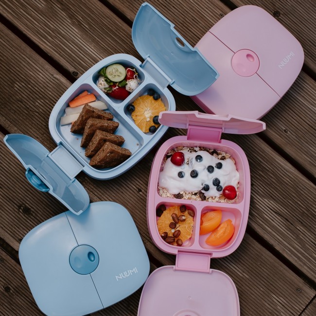 Szczelny lunch box z naklejkami Nuumi - Pink