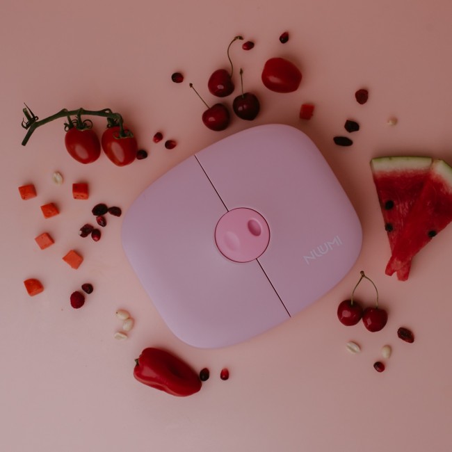 Szczelny lunch box z naklejkami Nuumi - Pink