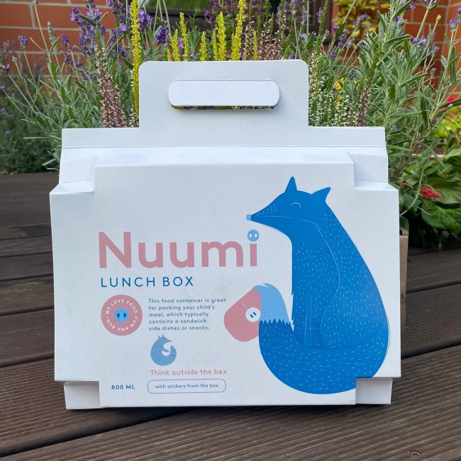 Szczelny lunch box z naklejkami Nuumi - Pink