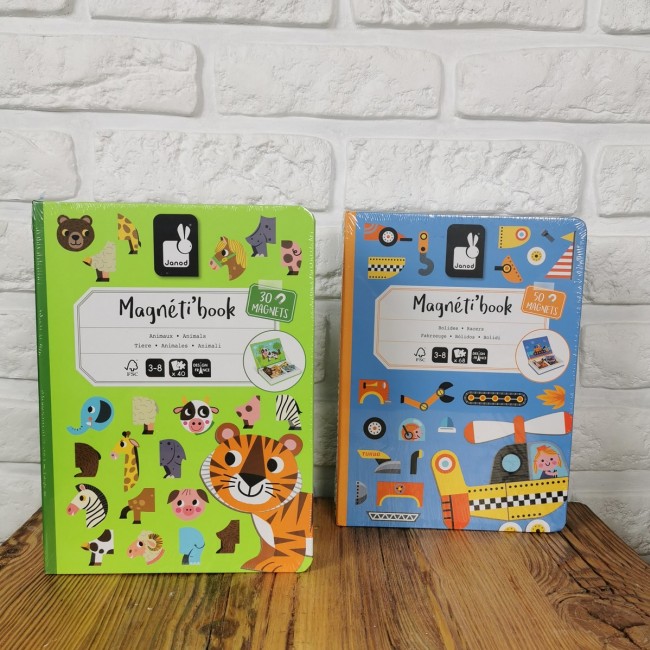 Magnetyczna układanka Magnetibook Janod - Zwierzęta
