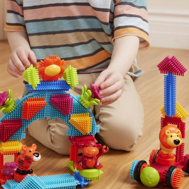 Klocki jeżyki w tubie Bristle Blocks Battat - Dżungla