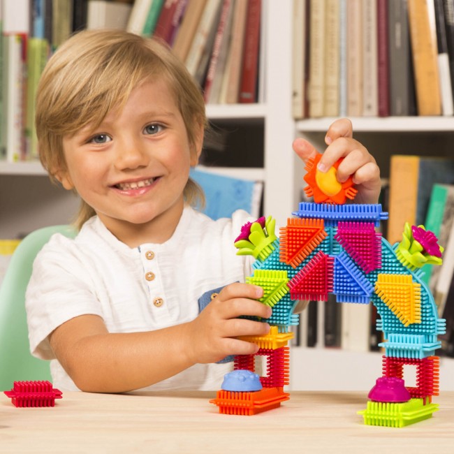 Klocki jeżyki w tubie Bristle Blocks Battat - Dżungla