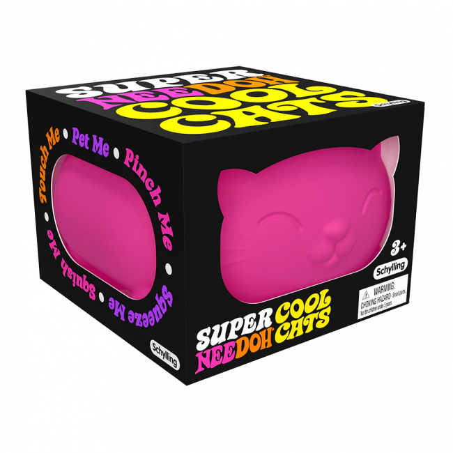 Sensoryczny gniotek Schylling - Cool Cats Super Needoh