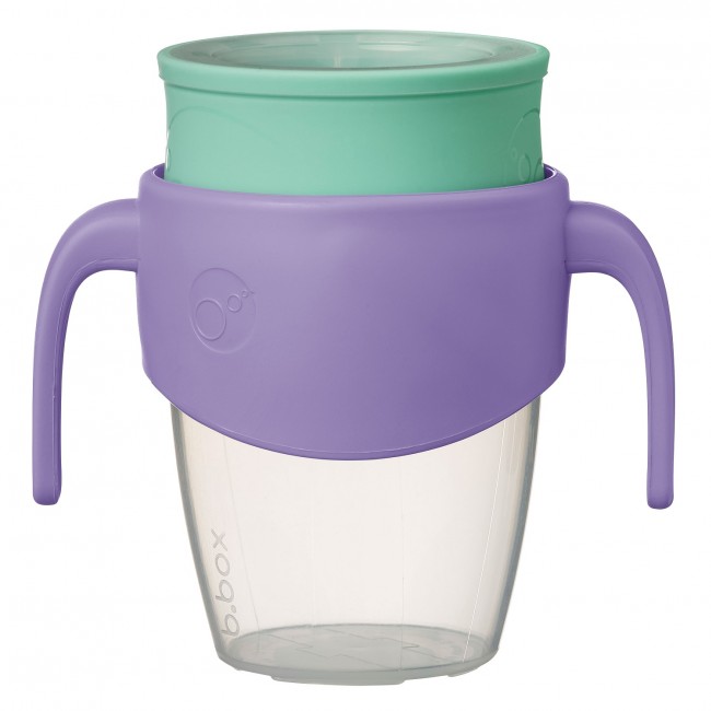Kubek 360 do nauki picia dla dzieci - kubek treningowy niekapek B.box - Lilac Pop