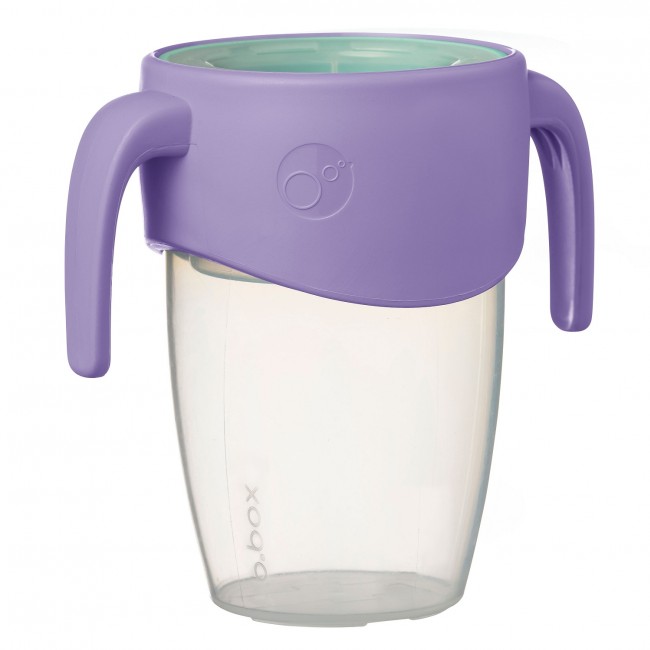 Kubek 360 do nauki picia dla dzieci - kubek treningowy niekapek B.box - Lilac Pop