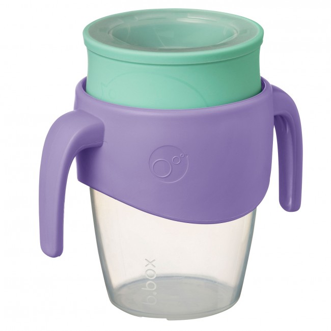 Kubek 360 do nauki picia dla dzieci - kubek treningowy niekapek B.box - Lilac Pop
