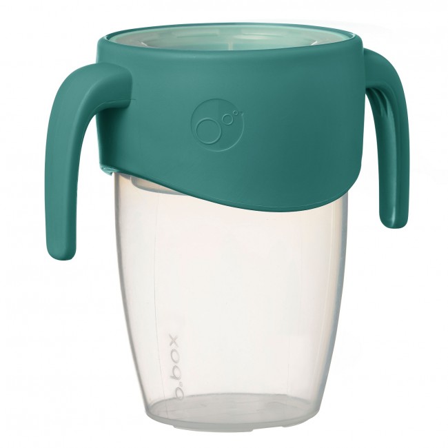 Kubek 360 do nauki picia dla dzieci - kubek treningowy niekapek B.box - Emerald Forest