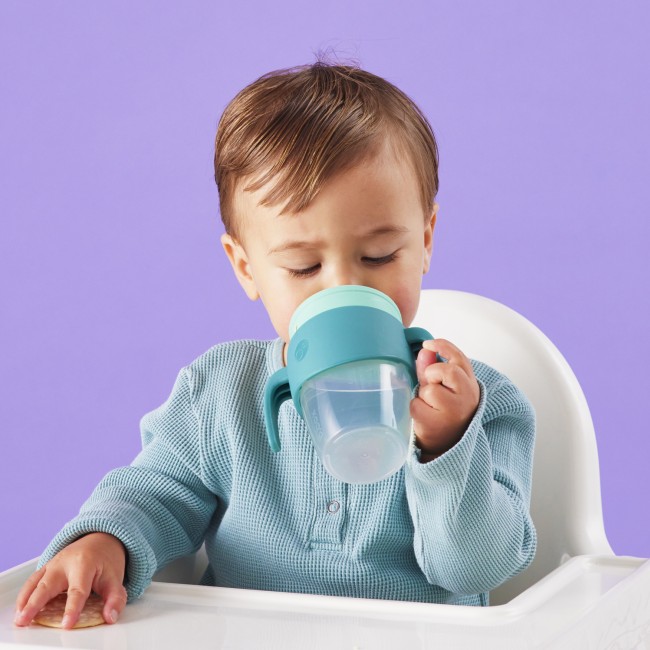 Kubek 360 do nauki picia dla dzieci - kubek treningowy niekapek B.box - Emerald Forest