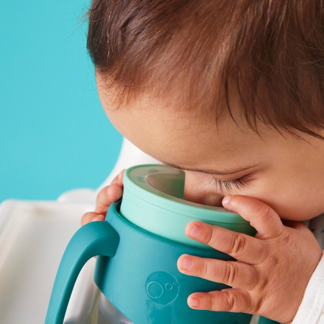 Kubek 360 do nauki picia dla dzieci - kubek treningowy niekapek B.box - Emerald Forest