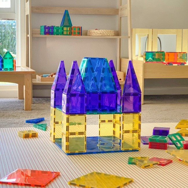 Klocki magnetyczne Connetix - Rainbow Blue & Green Base Plate 2 el.