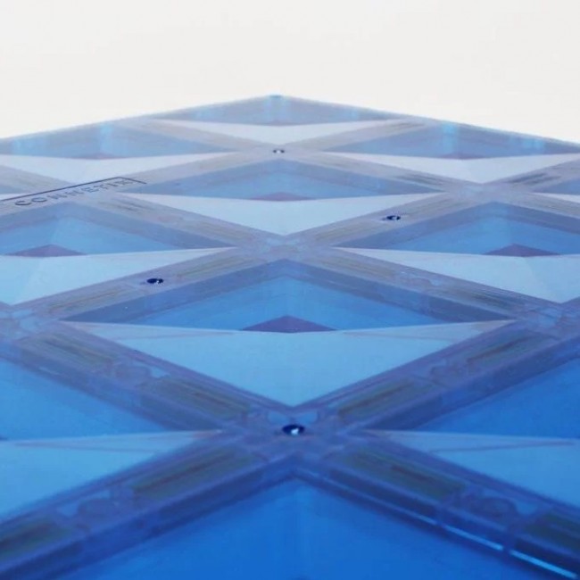 Klocki magnetyczne Connetix - Rainbow Blue & Green Base Plate 2 el.