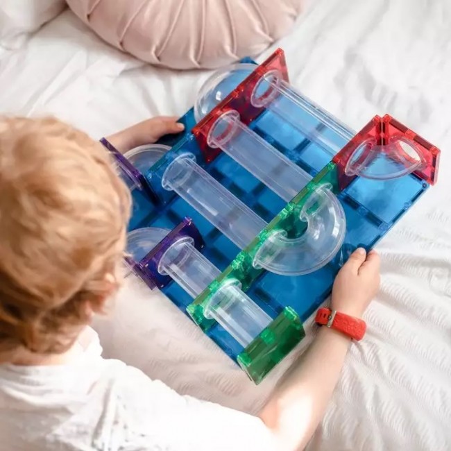 Klocki magnetyczne Connetix - Rainbow Blue & Green Base Plate 2 el.